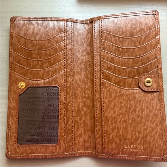 Ralph Lauren Handbags - Ralph Lauren cognac wallet